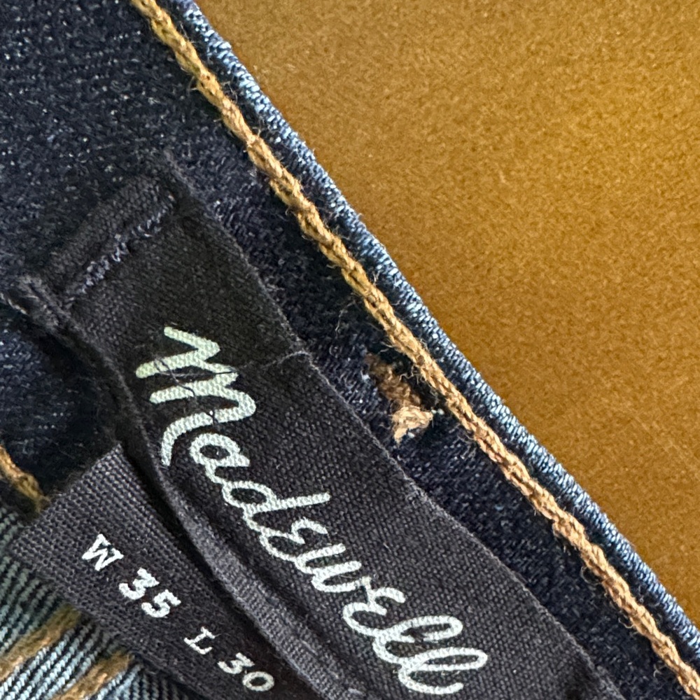 Madewell Dark Blue Denim Pants
